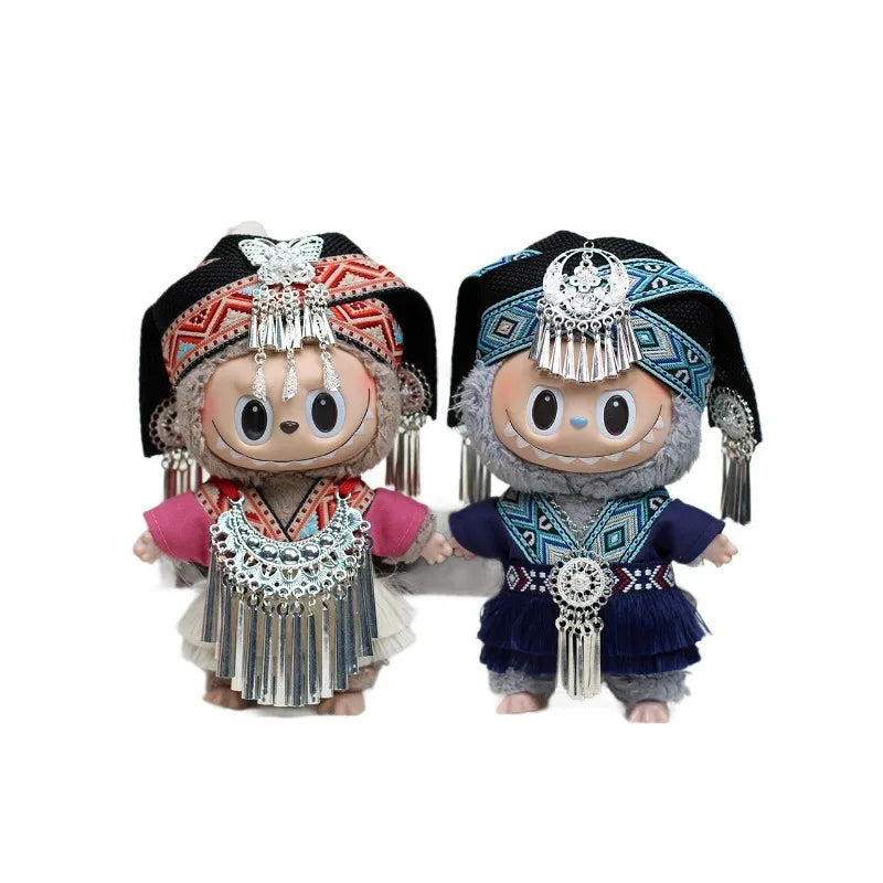 Labubu clothes are unique costumes of ethnic minorities in China, with distinctive features (without dolls)